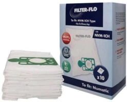 Filter-Flo BOX309 Compatible NVM-1CH Henry Bags (Pack Of 10)