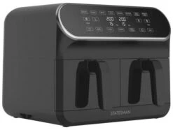 Statesman SKAF08017BK 8L Double Drawer Air Fryer