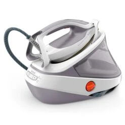 Tefal GV9713G0 High Pressure Steam Generator Iron - Dove Grey & White