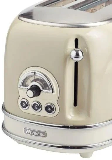 Ariete AR5513 Vintage 2 Slice Toaster - Cream - Image 2