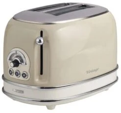 Ariete AR5513 Vintage 2 Slice Toaster - Cream