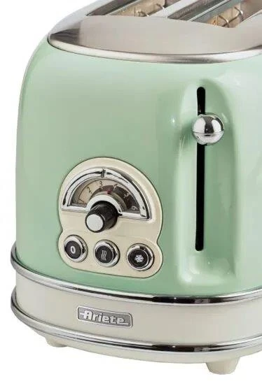 Ariete AR5514 Vintage 2 Slice Toaster - Green - Image 2