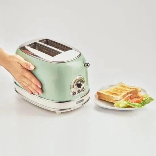 Ariete AR5514 Vintage 2 Slice Toaster - Green - Image 4