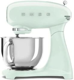Smeg SMF03PGUK 50's Style Stand Mixer - Pastel Green