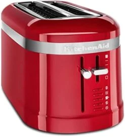 KitchenAid 5KMT5115BER Design 4 Slot Toaster - Empire Red