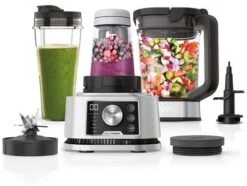 Ninja CB350UK 3-in-1 Foodi Power Nutri Blender With Auto-iQ Silver