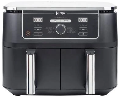 Ninja Foodi AF400UK 9.5L MAX Dual Zone Air Fryer & Dehydrator- Black