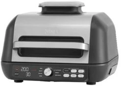 Ninja AG651UK Foodi MAX PRO Health Grill Flat Plate & Air Fryer - Black