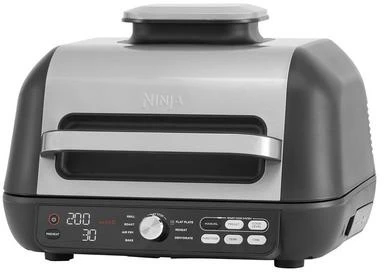 Ninja AG651UK Foodi MAX PRO Health Grill Flat Plate & Air Fryer - Black